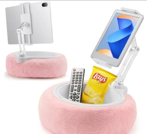 Plush fabric pillow stand - fabric,