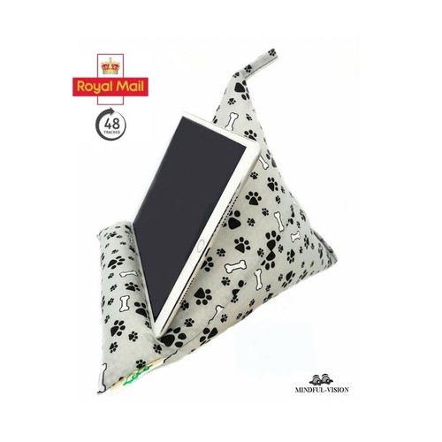 Grey dog paw ipad tablet - dog,