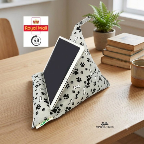 Grey dog paw ipad - grey,