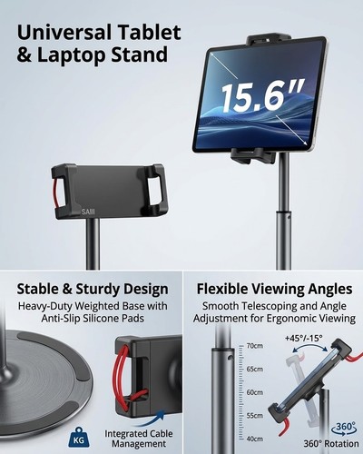 Saiji tablet stand for - tablet, desk