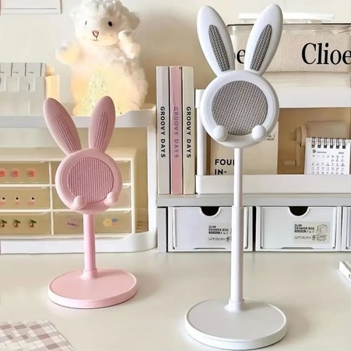 Bunny phone holder cartoon - phone,